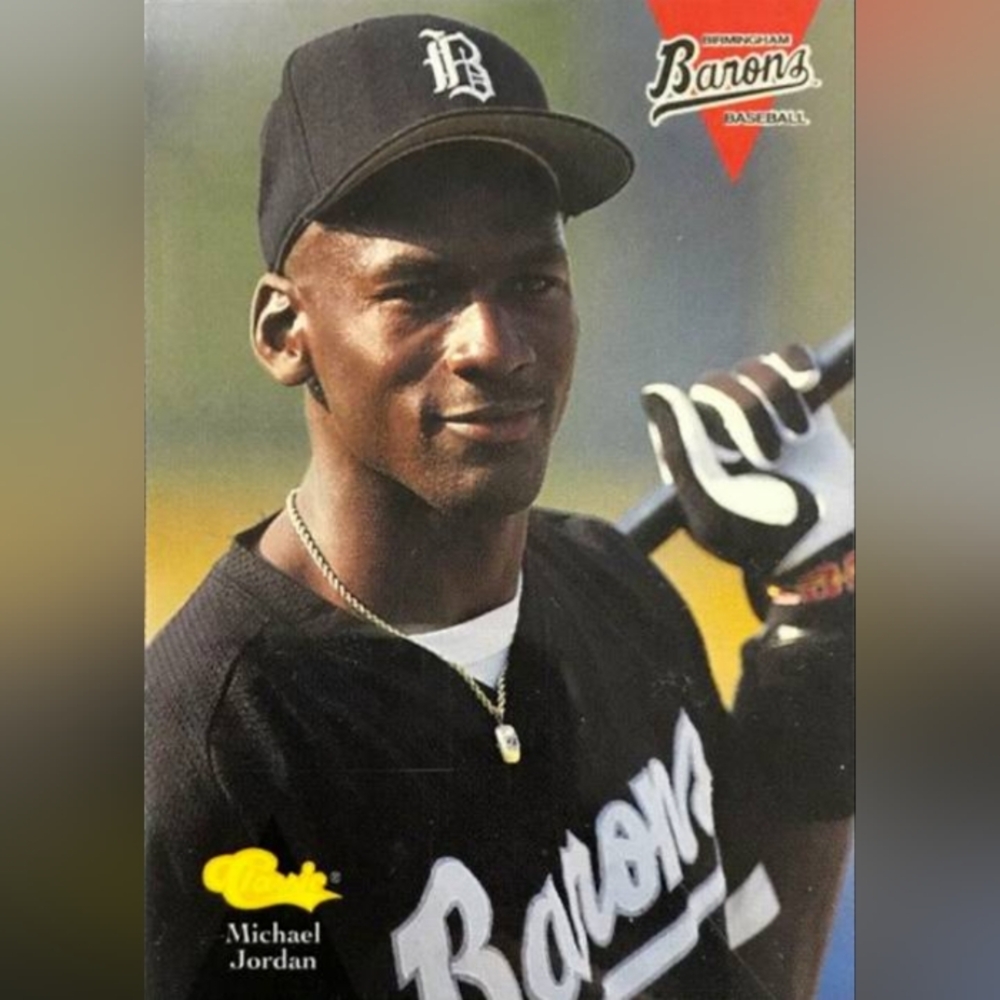Michael Jordan Birmingham Barons Black Baseball Jersey #45 BRAND NEW - Picture 4 of 9